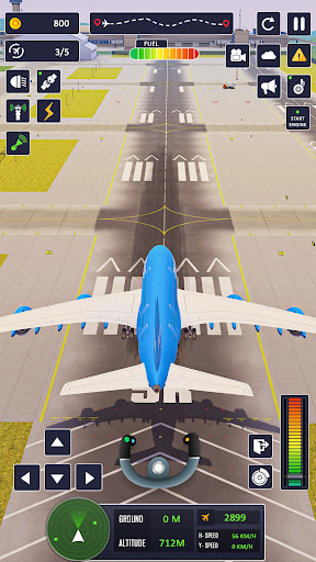 Captura de pantalla de Simulador de vuelo juego avión