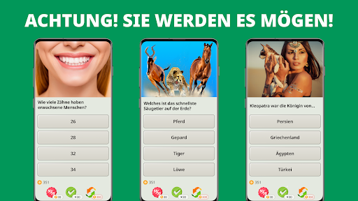 QuizzLand Allgemeinwissen Quiz Screenshot