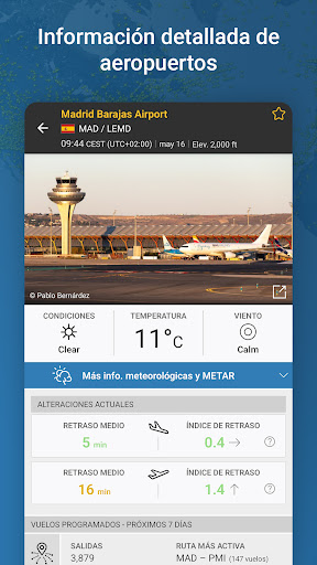 Captura de pantalla de Flightradar24 Flight Tracker