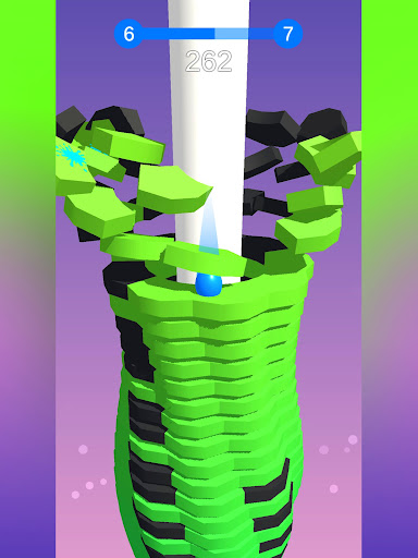 Captura de pantalla de Stack Ball - Choque en Picado