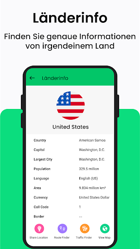 Sprachnavigation: Routenplaner Screenshot