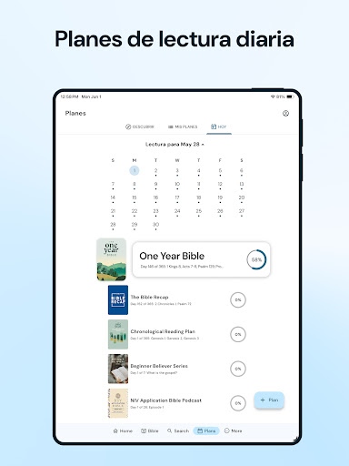 Captura de pantalla de Biblia para la Vida