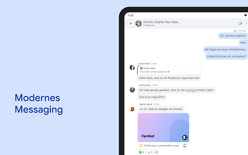 Google Chat Screenshot