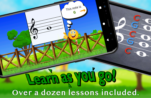 Captura de pantalla de Flashnote Derby- music notes!