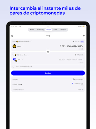 Captura de pantalla de Trust: Crypto & Bitcoin Wallet