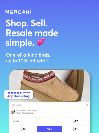 Captura de pantalla de Mercari: Buy and Sell App
