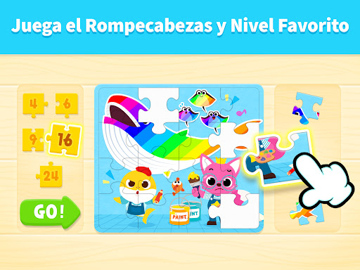 Captura de pantalla de Tiburón Bebé Rompecabezas