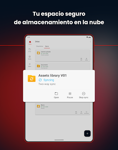 Captura de pantalla de MEGA
