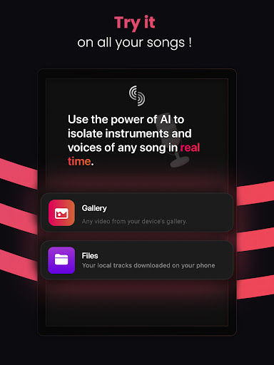 Stemz: AI Tool for Musicians screenshot