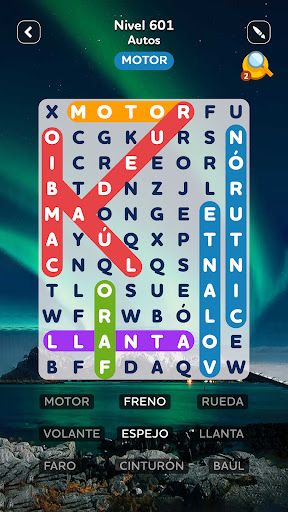 Captura de pantalla de Sopas de Letras Español