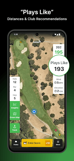 Captura de pantalla de Golf GPS SwingU