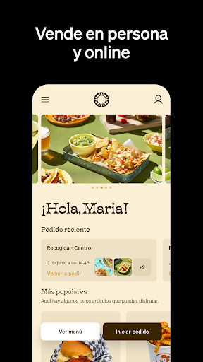 Captura de pantalla de Square TPV: Punto de Venta