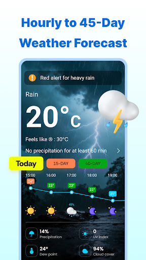 Weather app - Radar & Widget screenshot