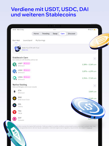 Trust: Crypto & Bitcoin Wallet Screenshot