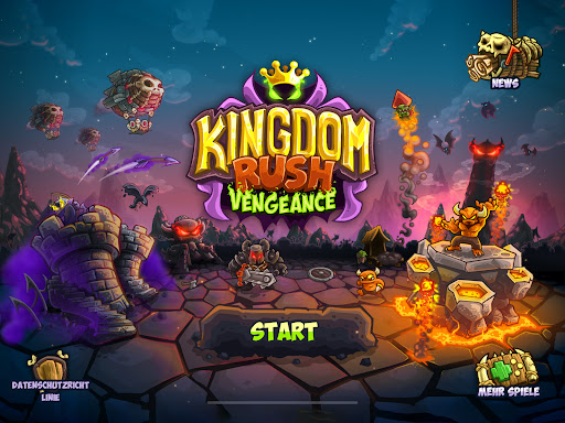 Kingdom Rush Vengeance TD Game Screenshot