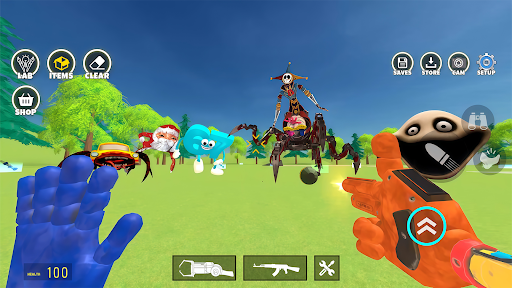 Captura de pantalla de Nextbots In Playground mod