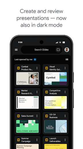 Captura de pantalla de Presentaciones de Google