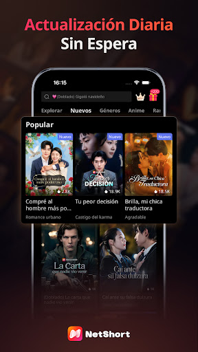 Captura de pantalla de NetShort - Populares series
