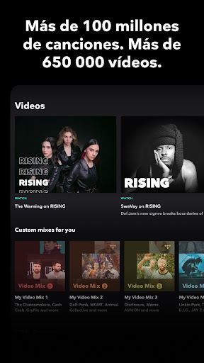 Captura de pantalla de TIDAL Music: sonido HiFi