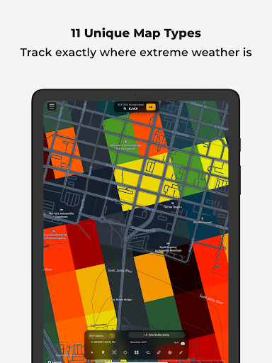 Captura de pantalla de RadarOmega: Doppler Radar App