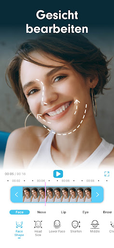 YouCam Video: Makeup & Reface Screenshot