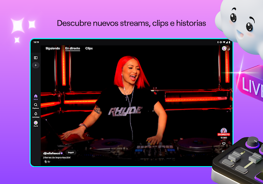 Captura de pantalla de Twitch: emisiones en directo