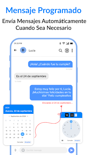Captura de pantalla de Mensajes : SMS & Chat privado