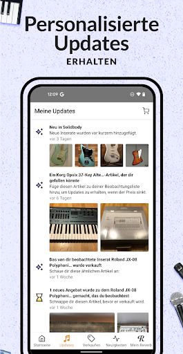 Reverb.com - Musikinstrumente Screenshot