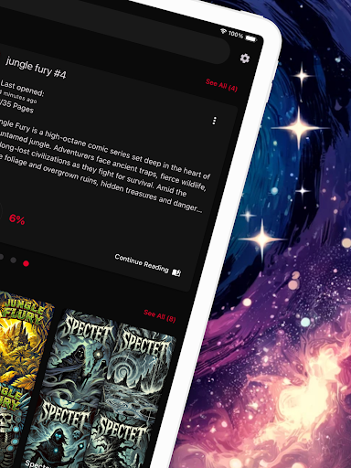 Captura de pantalla de Lector de Cómics CBR, CBZ, PDF