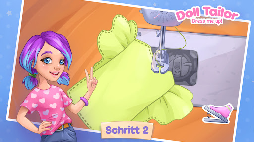 Mädchen Ankleidespiele. Nähen Screenshot