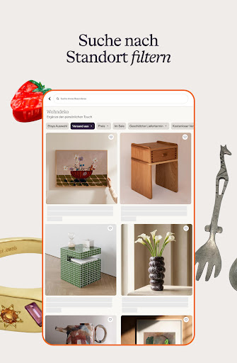 Etsy: Wohnen & Mode kaufen Screenshot