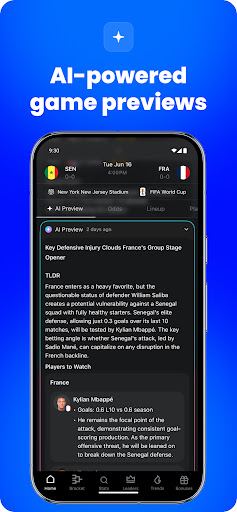 Captura de pantalla de HOF: Sports Stats & Data
