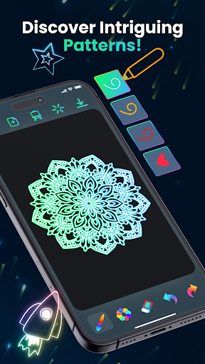Captura de pantalla de Magic Doodle: Glow Art Drawing
