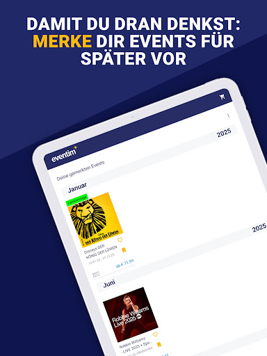 EVENTIM DE: Tickets für Events Screenshot