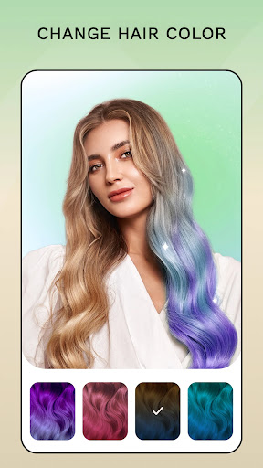 Captura de pantalla de Hair Color Changer: Hairstyles