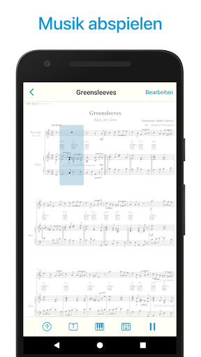 Musik Noten Scanner, Leser app Screenshot