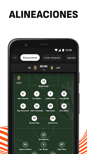 Captura de pantalla de LiveScore Resultados de fútbol