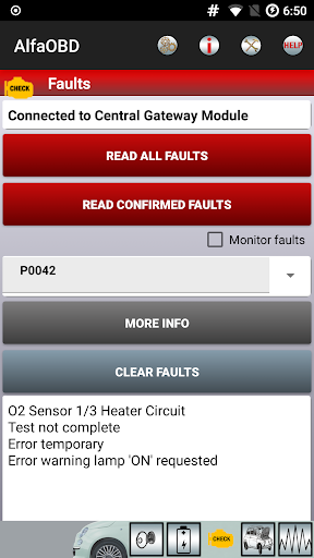 AlfaOBD screenshot