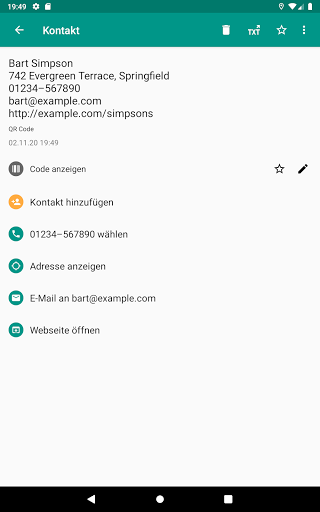 QR- & Barcode-Scanner Screenshot