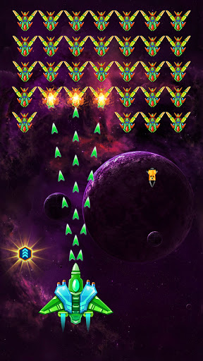Galaxy Attack Flugzeugspiel Screenshot