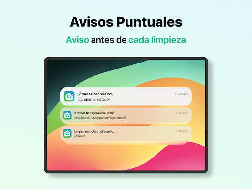 Captura de pantalla de Tareas del Hogar en Familia