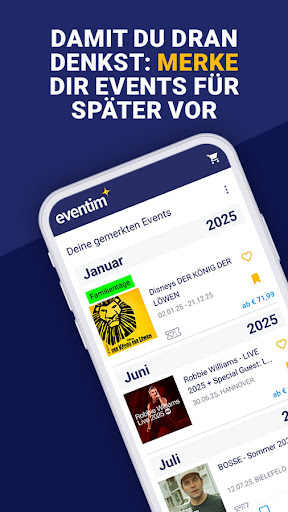 EVENTIM DE: Tickets für Events Screenshot