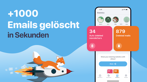 Unerwünschte Mail abmelden Screenshot