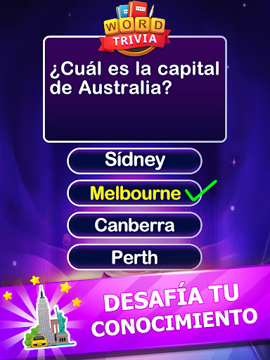 Captura de pantalla de Word Trivia Juego de palabras