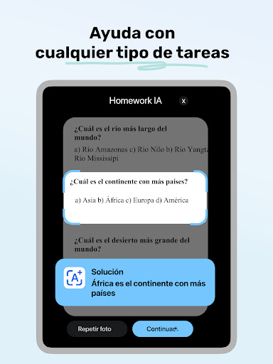 Captura de pantalla de Homework AI - Math & Essay App