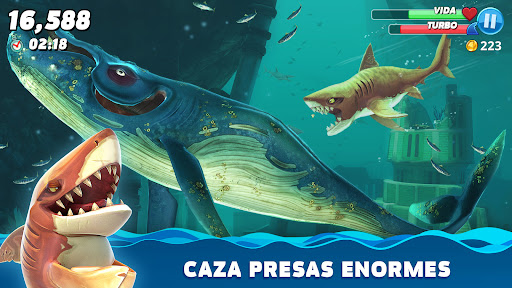 Captura de pantalla de Hungry Shark World