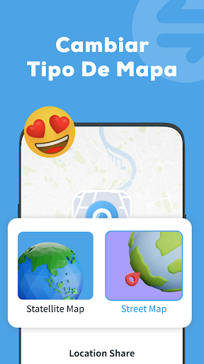 Captura de pantalla de Compartir ubicación
