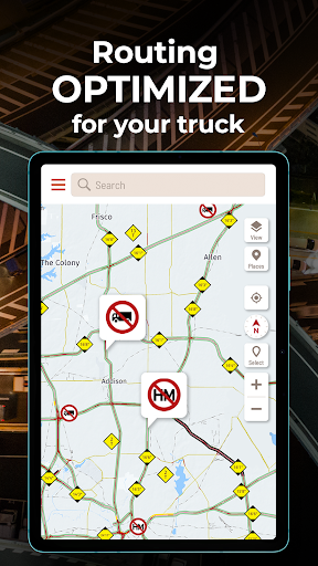 Captura de pantalla de Hammer: Truck GPS & Maps