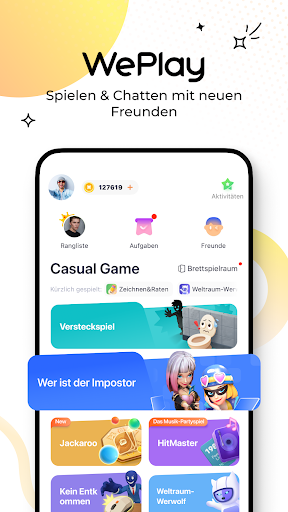 WePlay - Partyspiel & Chat Screenshot