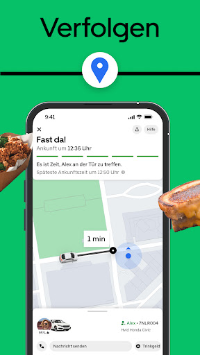 Uber Eats: Essenslieferung Screenshot